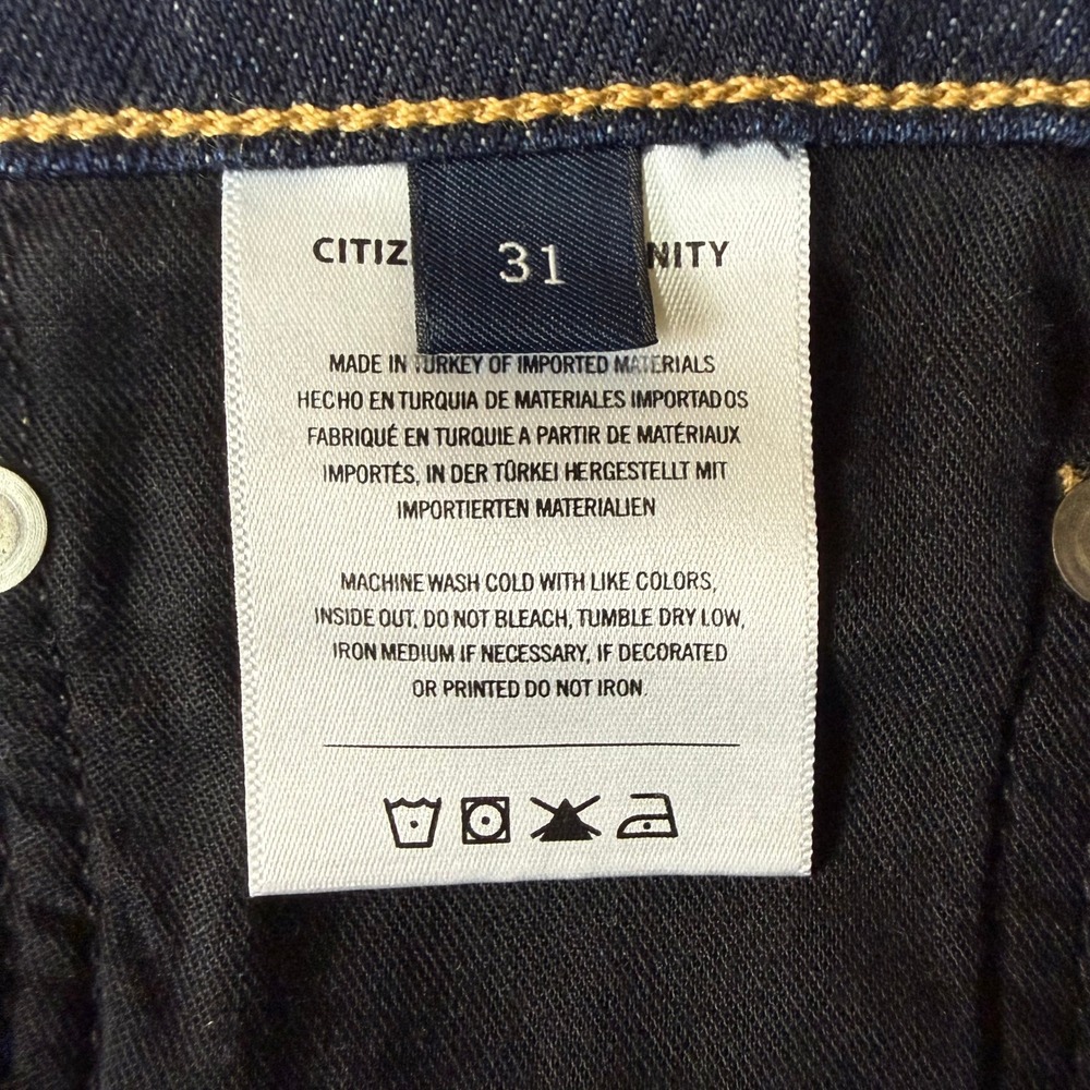 Citizens of Humanity Vidia Jeans Womens 31 Blue Dark‎ Wash High Rise Wide Leg - Picture 5 of 14